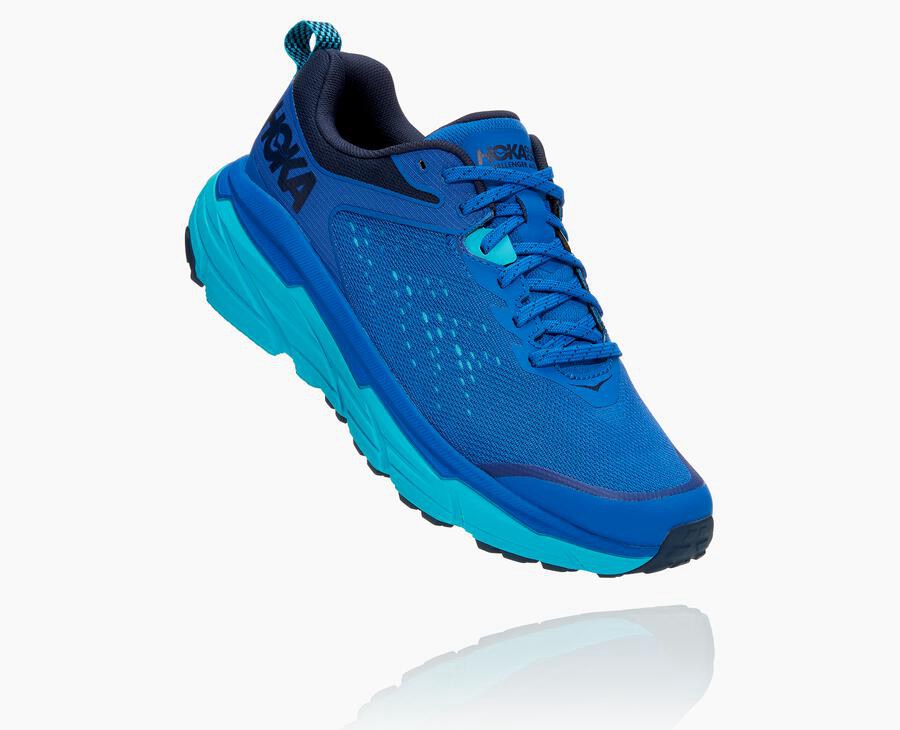 Hoka One One Challenger Atr 6 - Men Trail Shoes - Blue,Australia SHQ-625903